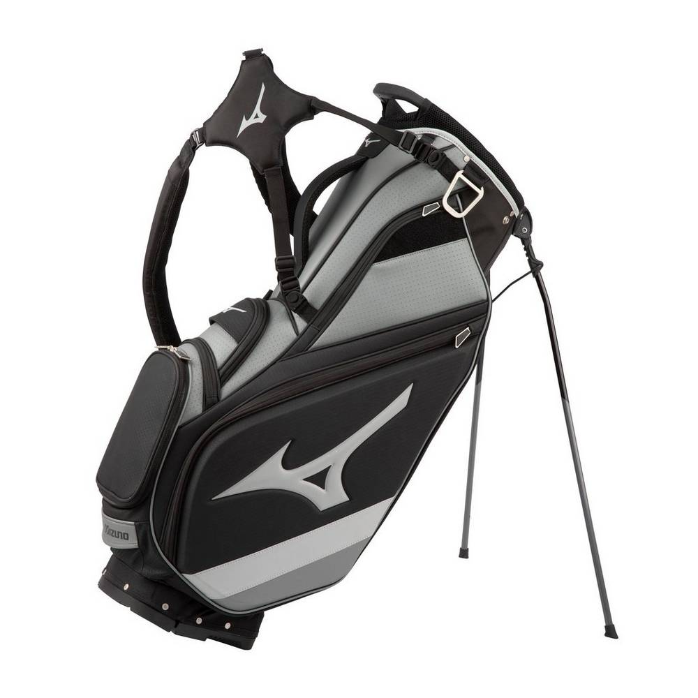 Mizuno Tour 14-Way Stand - Bayan Sırt Çantası - Siyah/Gri Türkiye (EDTVZU-295)